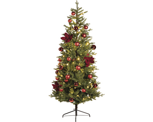 Kunstkerstboom Salzburg, smal, 185 cm hoog, groen