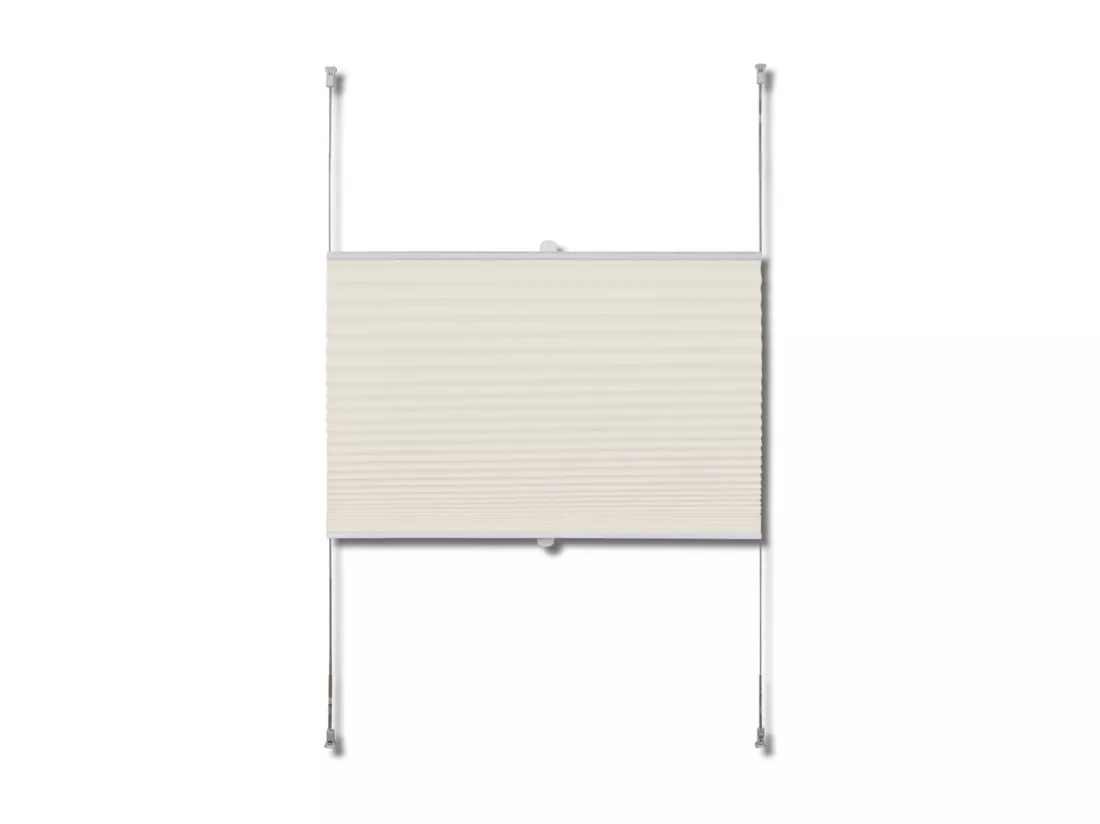 Store plissé en crème crème 200 x 110 x 200 cm 4102223