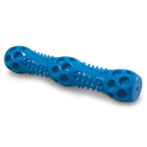 Brinquedo de bastão super resistente para cães, azul