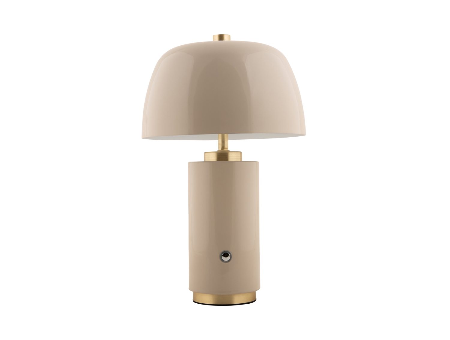 Table lamp Freya LED iron warm grey