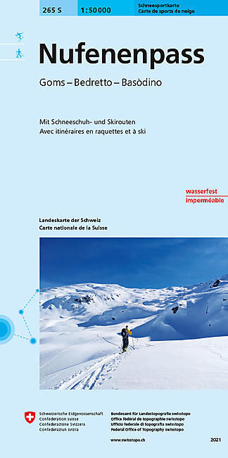 BUNDESAMT - 265S NUFENENPASS ECHELLE 1 50 000