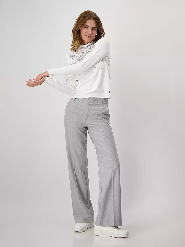 MONARI Rollkragenpullover creme