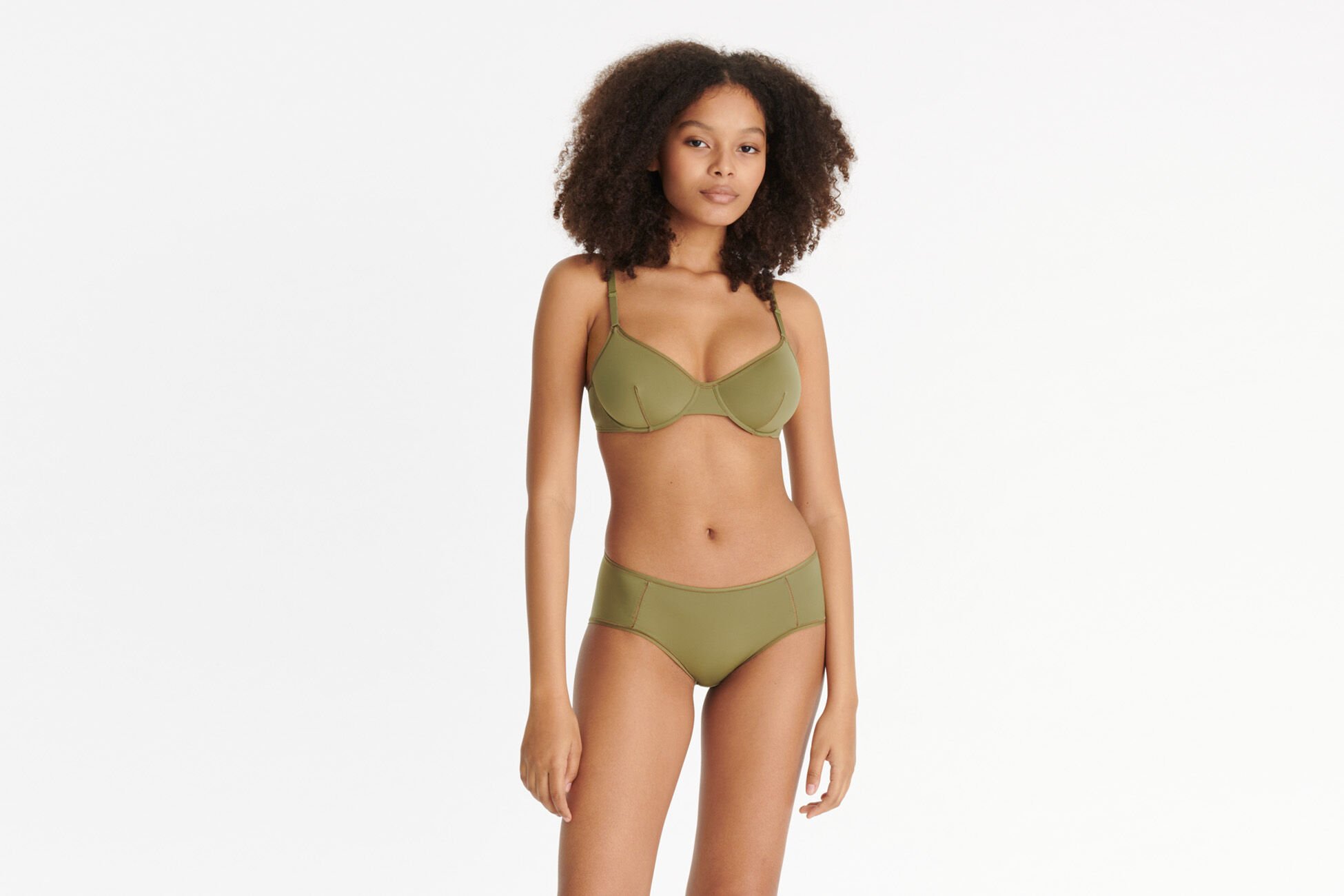 Monica soyeuse Shorty SALICORNE