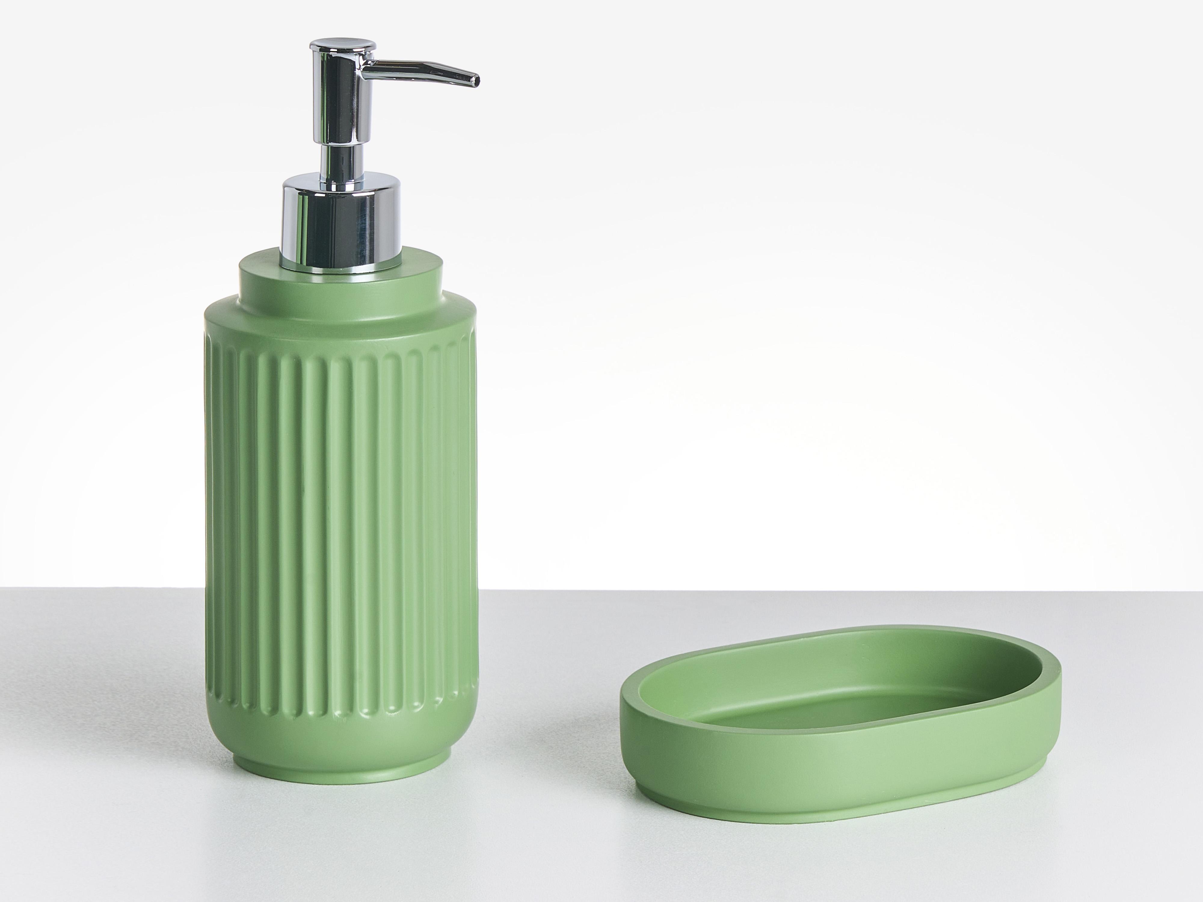 5-delige badkameraccessoireset HUARMEY Groen