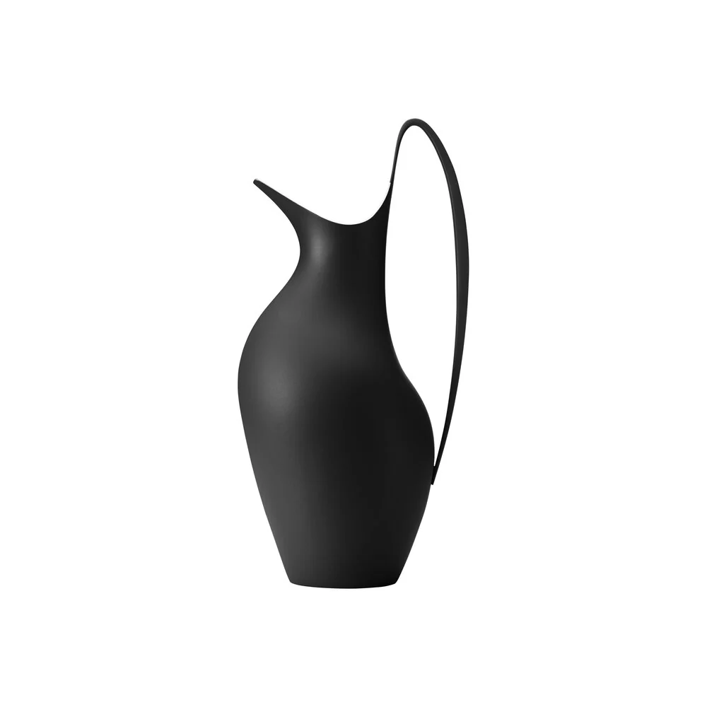 Georg Jensen  Henning Koppel kande - Stainless Steel/ Black