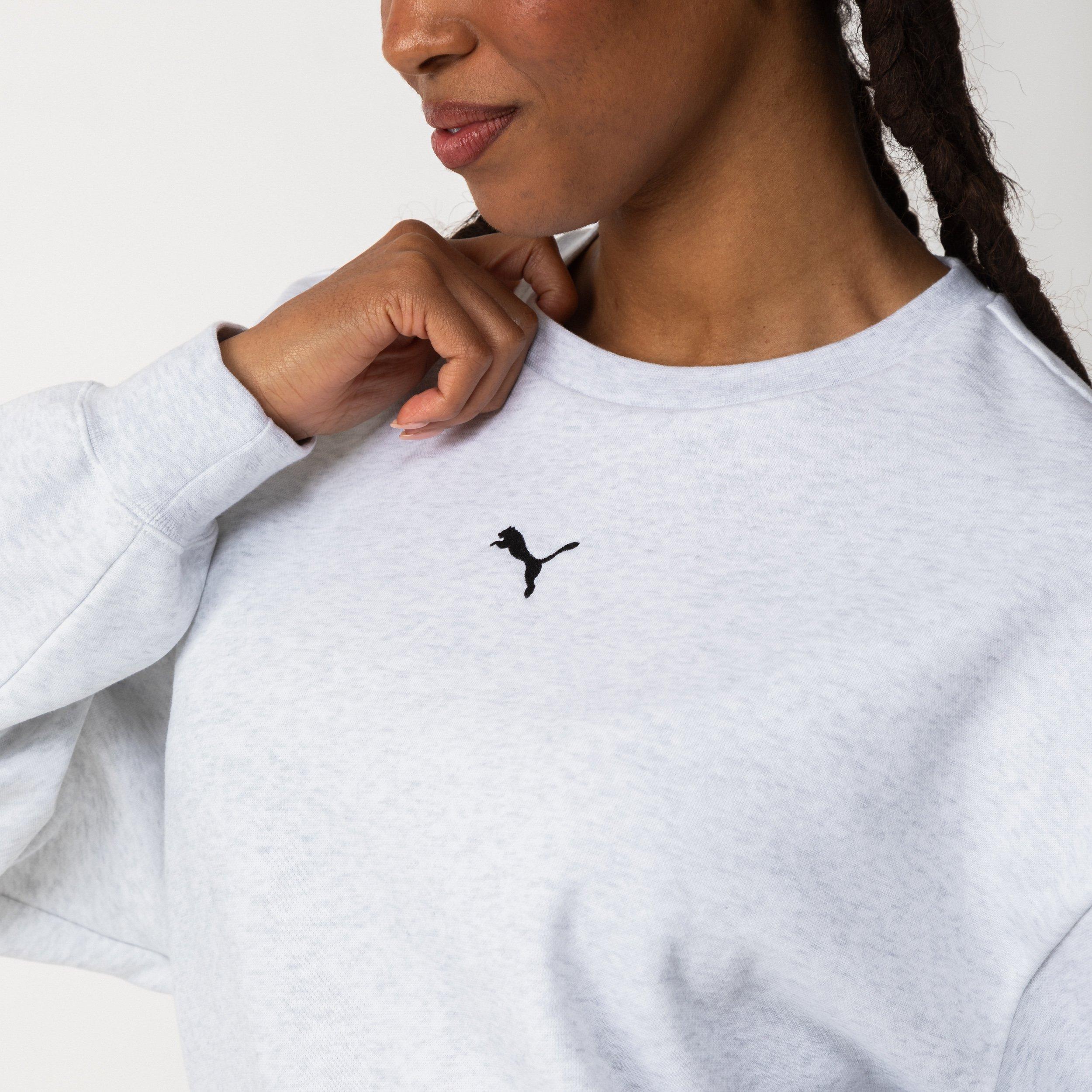 Puma Ess Oversized Crew Fl Sweatshirt Womens