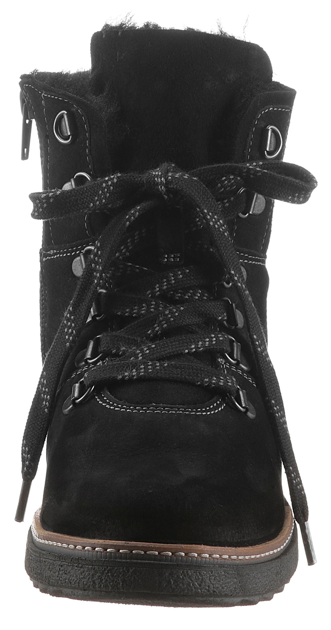 Waldläufer Winterboots »HITOMI«  , Outdoorboots, Schnürboots mit Lammfellfutter, H-Weite