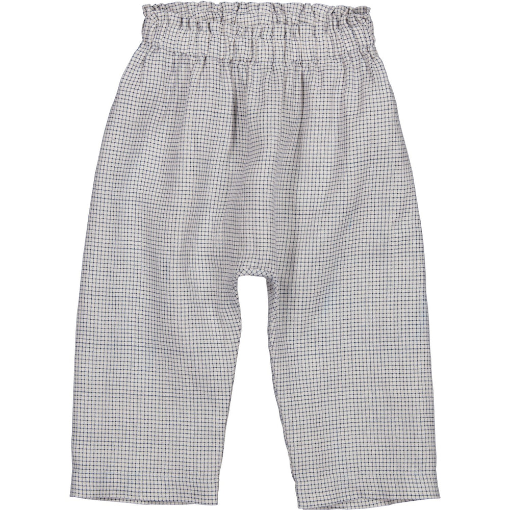 Køb MarMar Linen Mini Check Panu L Bukser