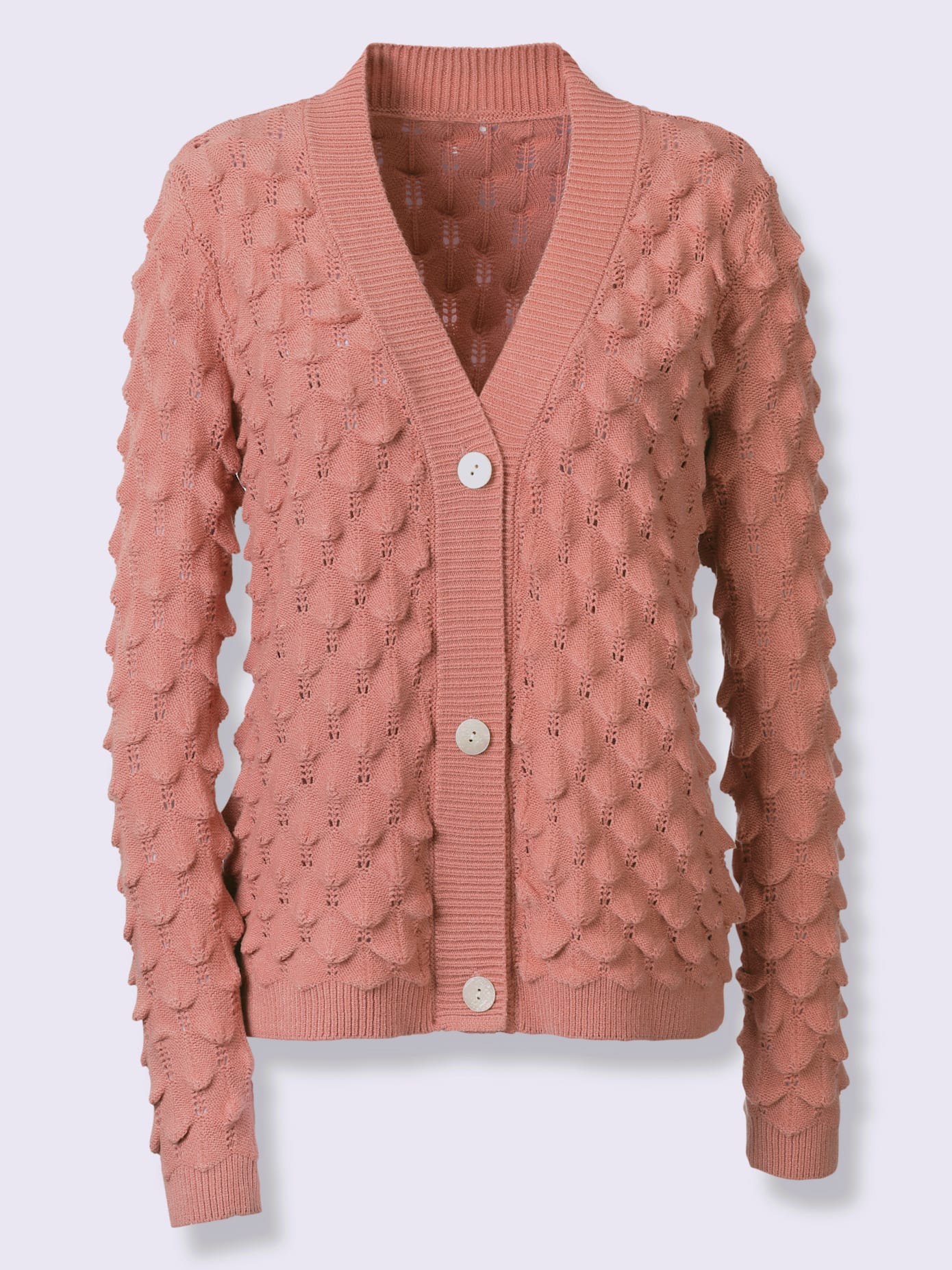 Veste en tricot superbe motif ajouré
