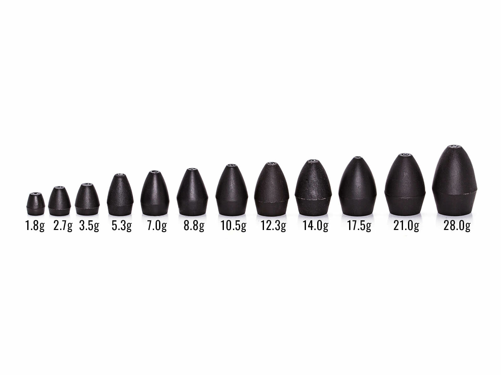Reins Tungsten Slip Sinker (BLACK)