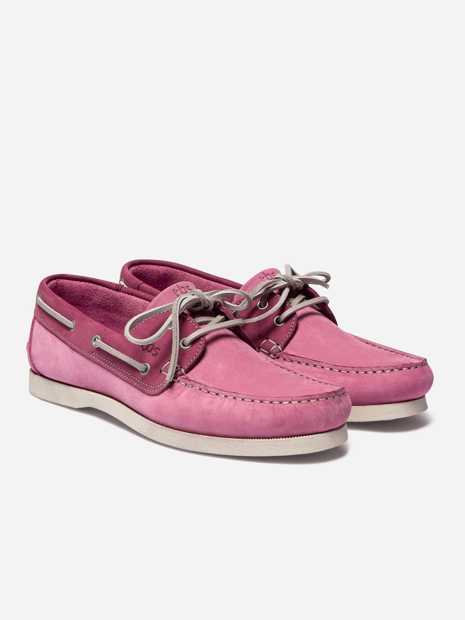 Chaussures Bateau Homme Semelle Grip Cuir Blanc