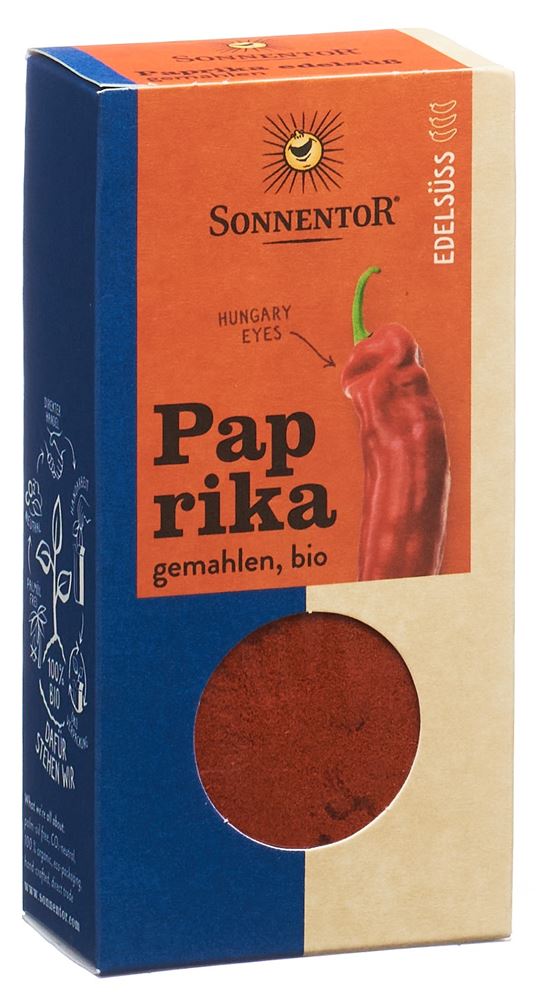 SONNENTOR Paprika<br>50 g, edelsüss BIO