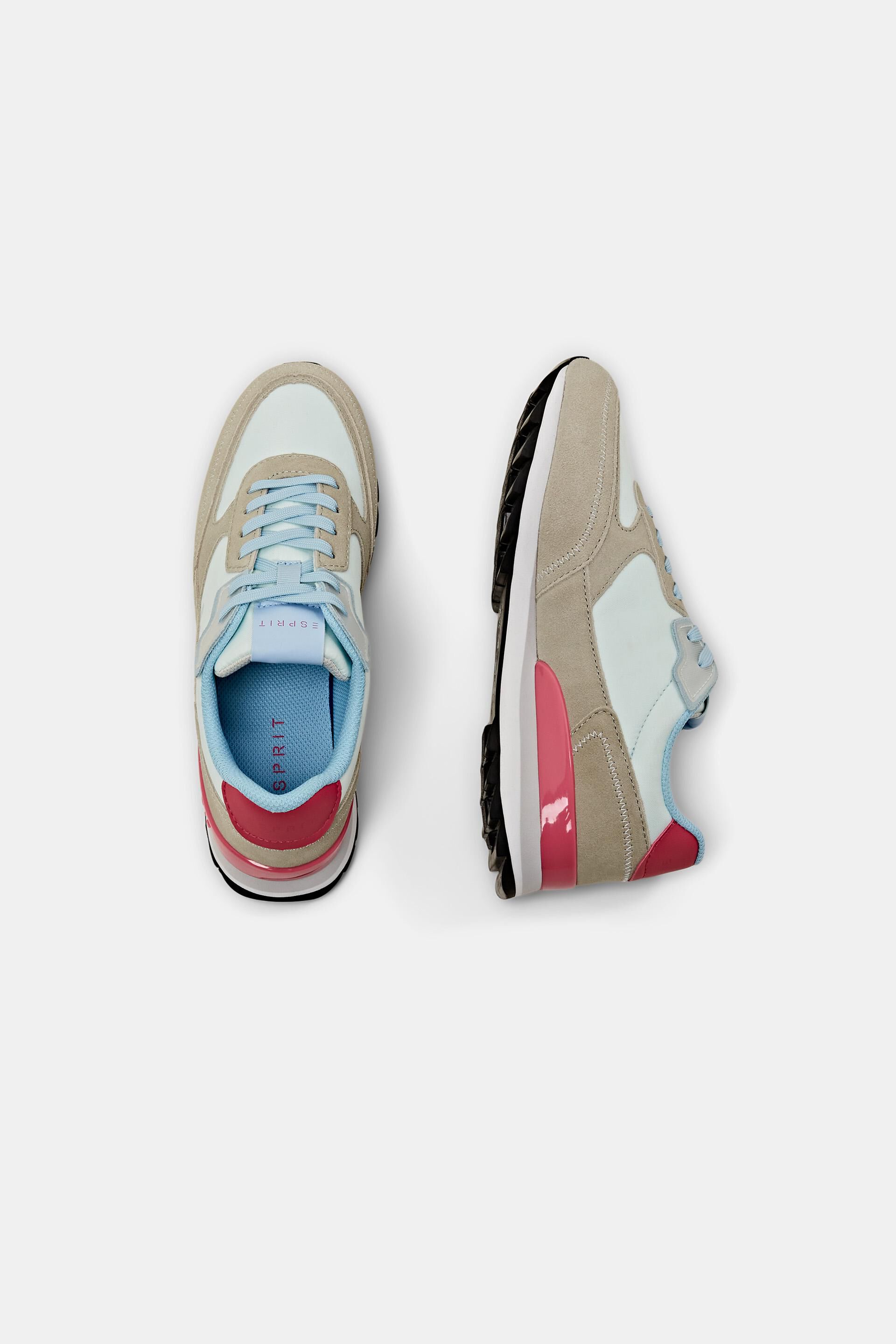 Sneakers multicolores en cuir véritable