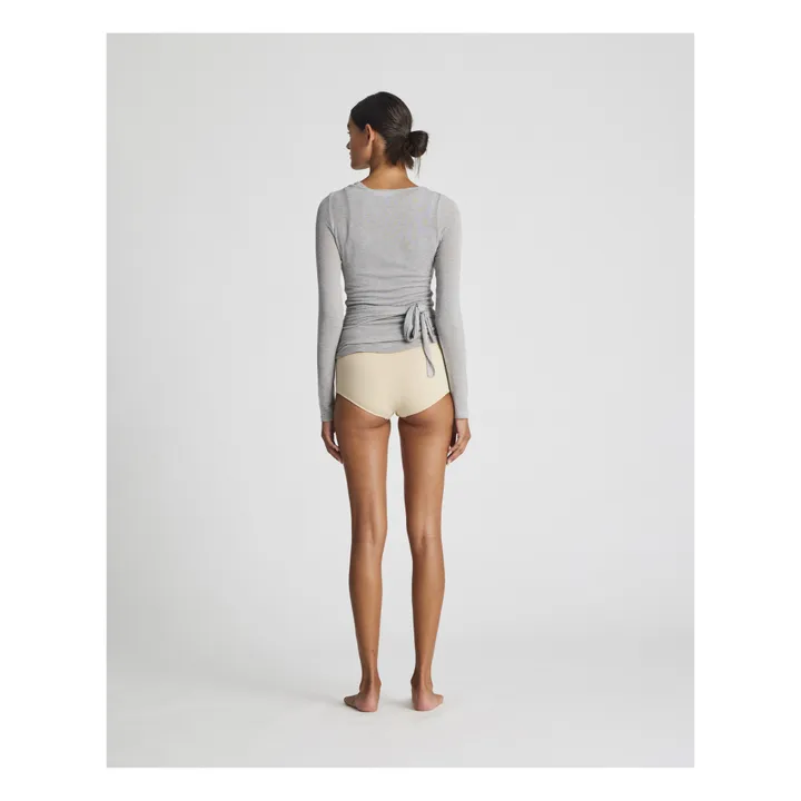 GAI+LISVA Cardigan Cache-cœur Anne Laine | Gris