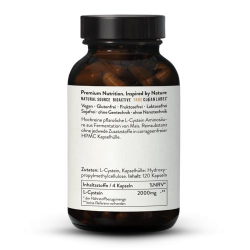 Sunday Natural Products  L-Cystein 500 mgKapseln