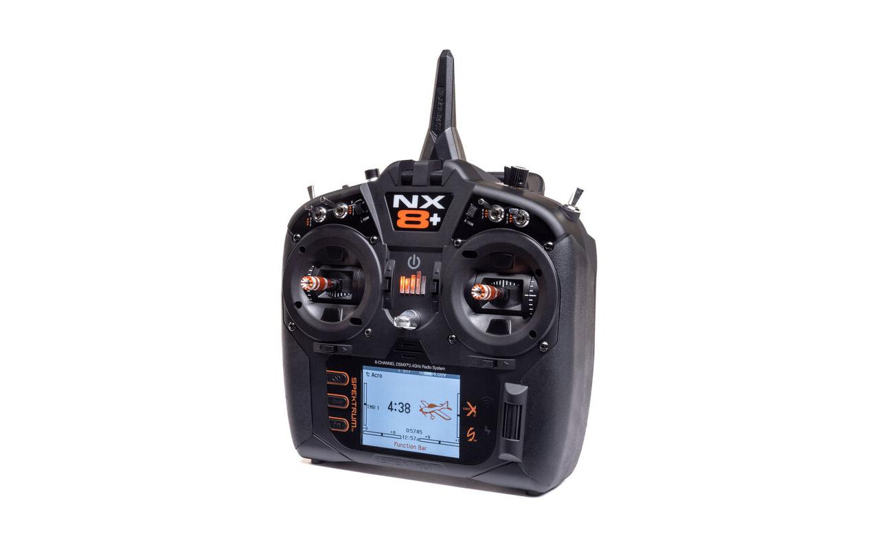 Fernsteuerung NX8+ 20-Kanal DSMX (nur Sender)<br>Professioneller 20-Kanal-Sender für Modellflugzeuge