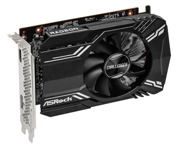 ASRock Radeon RX 6400 Challenger ITX 4GB - grafikkort - Radeon RX 6400 - 4 GB GDDR6 - PCIe 4.0 x4 - HDMI, DisplayPort