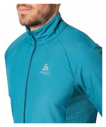 Veste Hybride Odlo Run Easy Warm Bleu