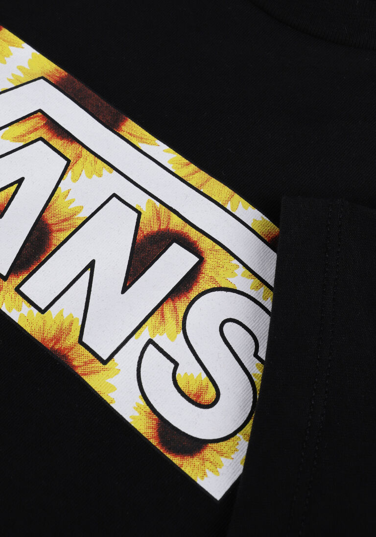 VANS zwarte vans t-shirt sunlit v crew
