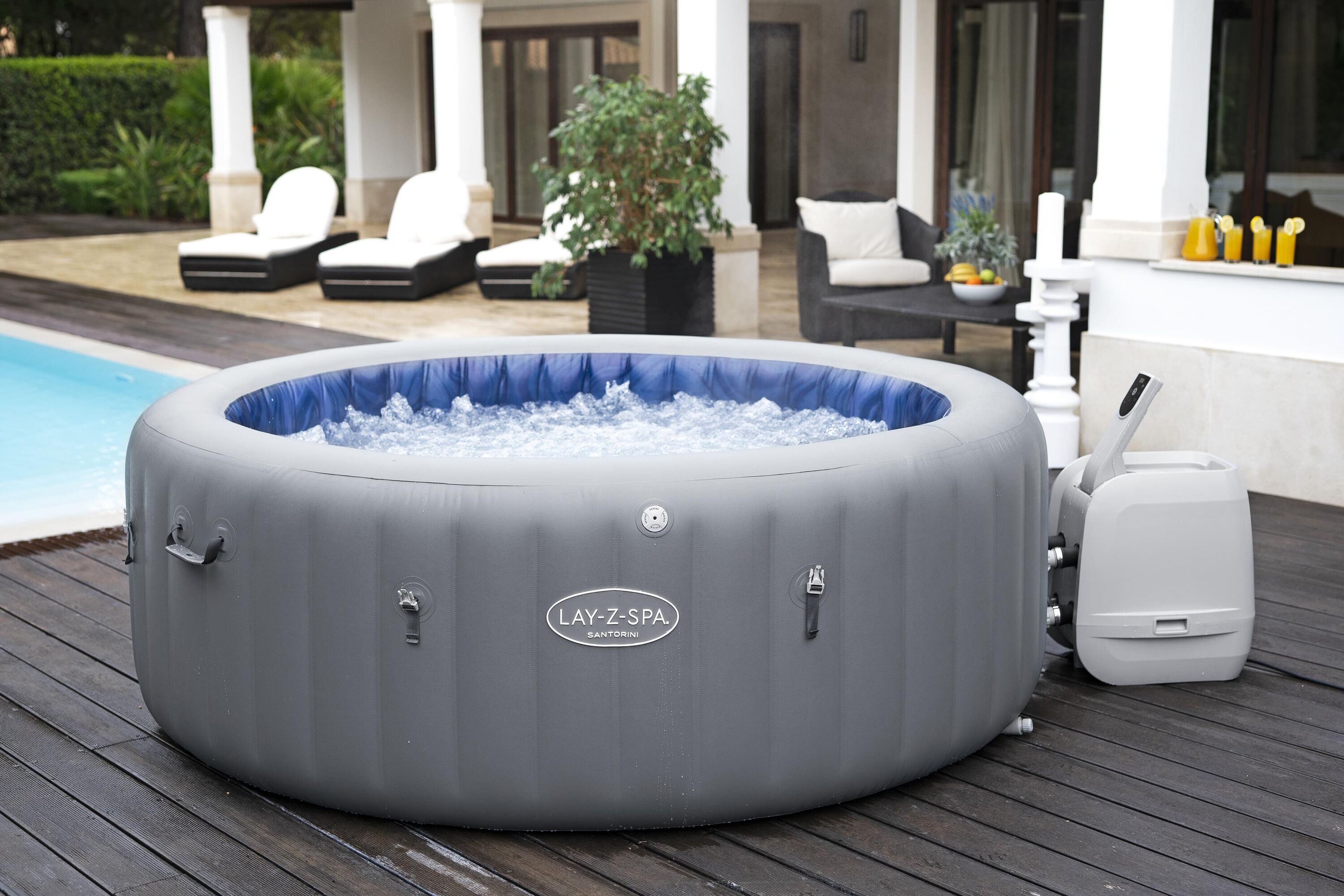 Bestway Whirlpool Lay-Z-Spa SANTORINI HydroJet 7 Personen