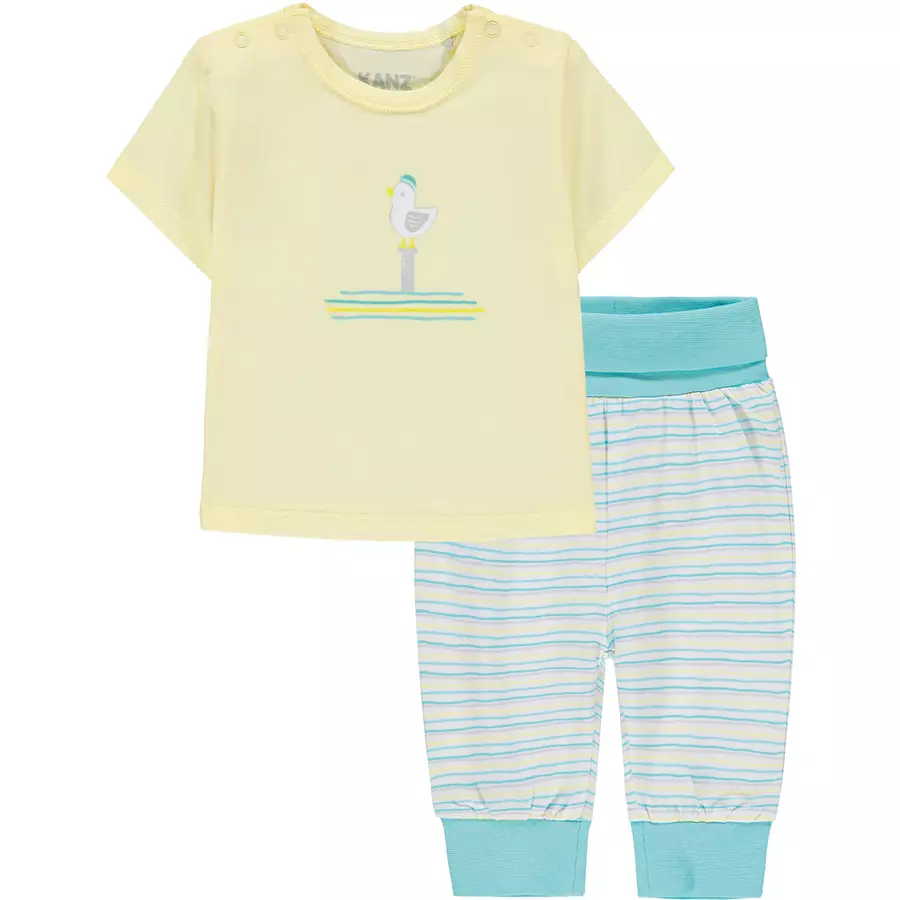 KANZ Boys Set 2-tlg pastel yellow|yellow