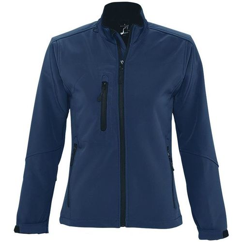 Sols - ROXY - Chaqueta Softshell de Mujer con Cremallera Azul