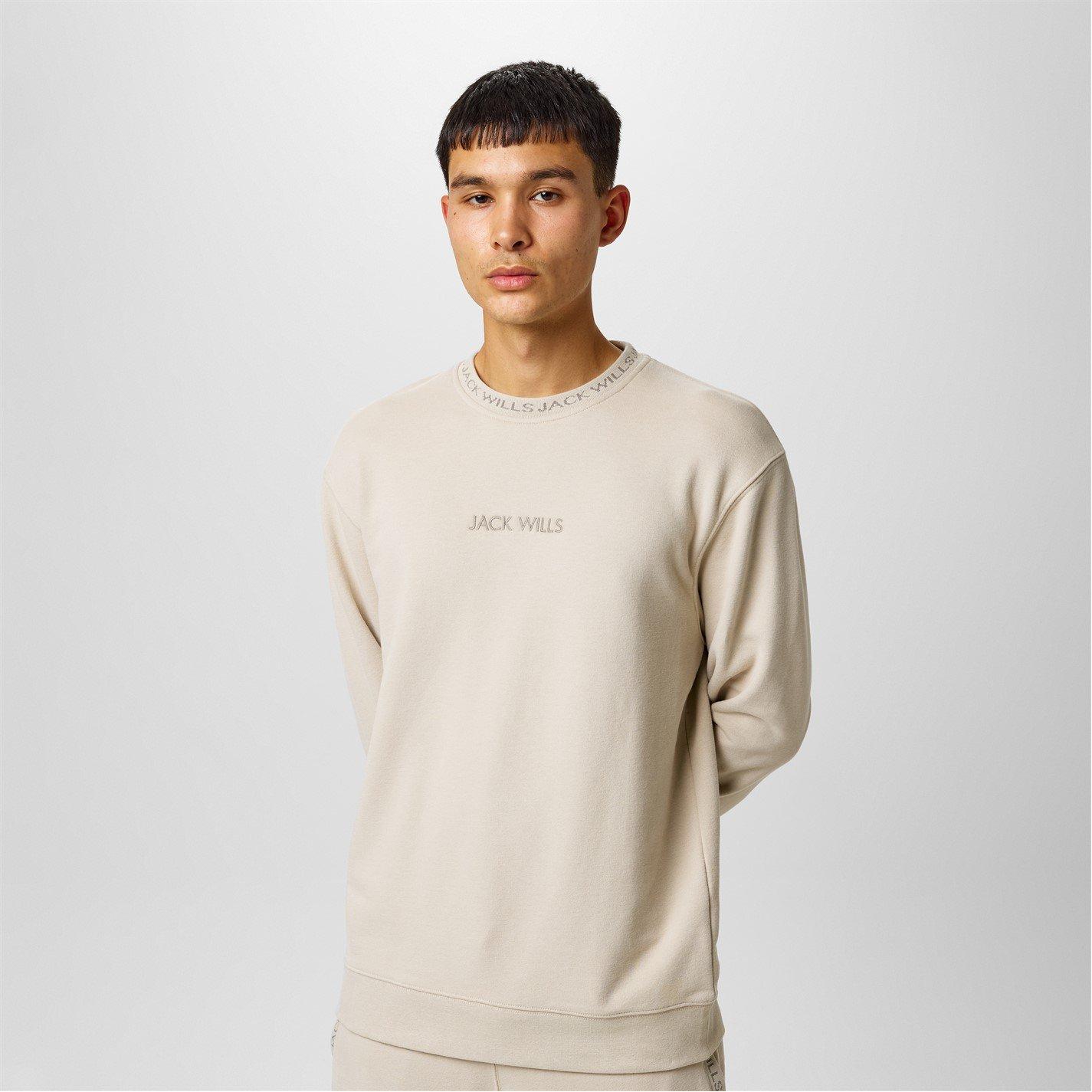 Jack Wills JW Jacquard Crew Sweatshirt