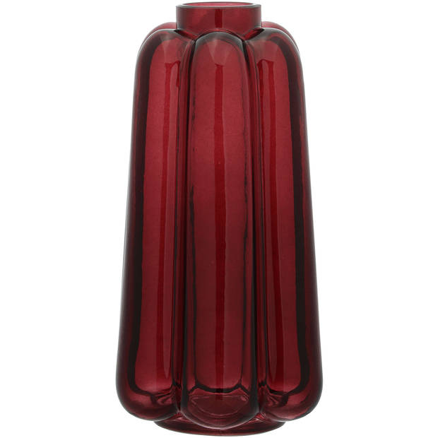 Blokker Vaas Wendy - 15x15x30 cm - Rood