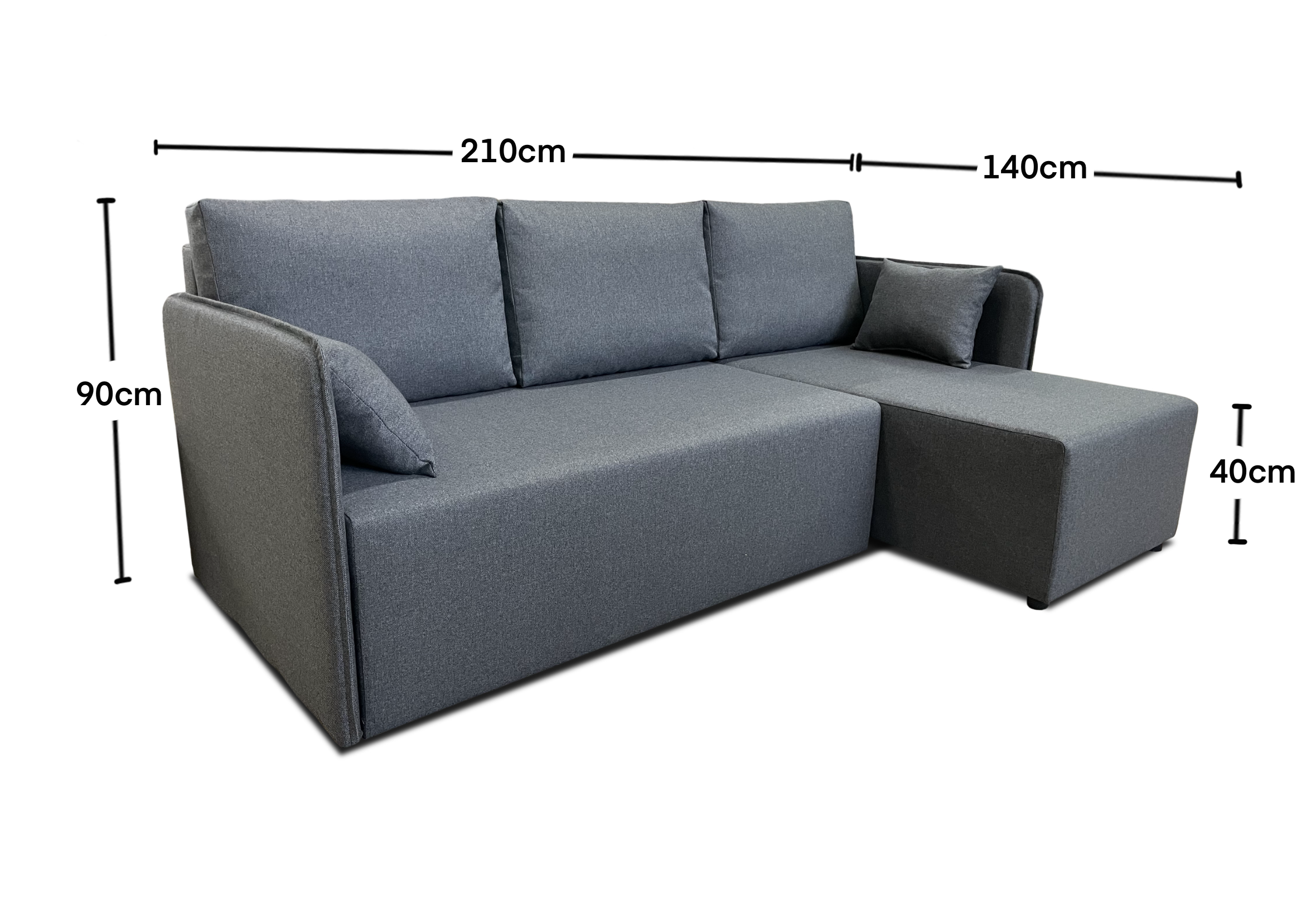 CANAPE ANGLE CONVERTIBLE REVERSIBLE ETNA INARI 94