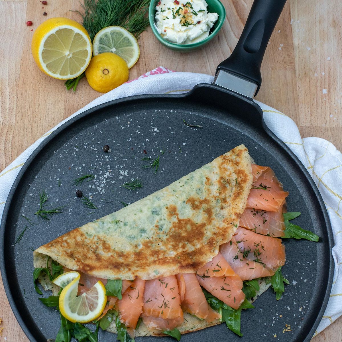 Crêpière 28 cm en fonte d'aluminium Alucast Elo