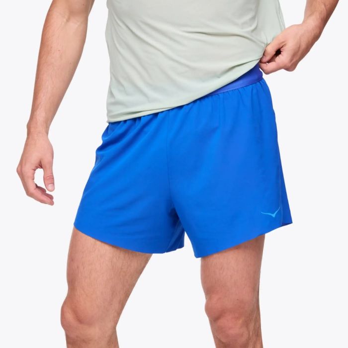 Hoka Herre Shorts Glide 5 Inch Shorts w/Brief Blå