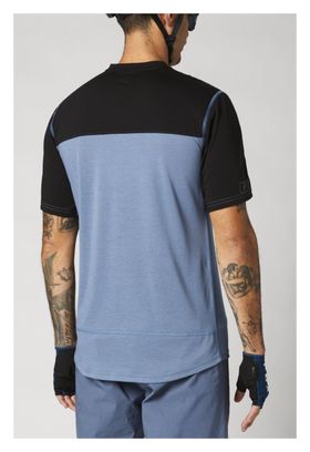 Maillot Manches Courtes Fox Ranger DR Henley Bleu