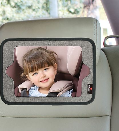 BabyDan Tablethalterung m. Spiegel - Lux Grey