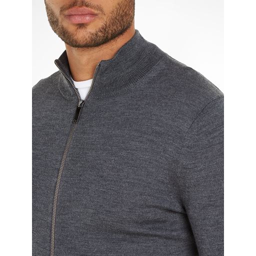 Calvin Klein Langærmet Pullover, Dark Grey Heather, XXL