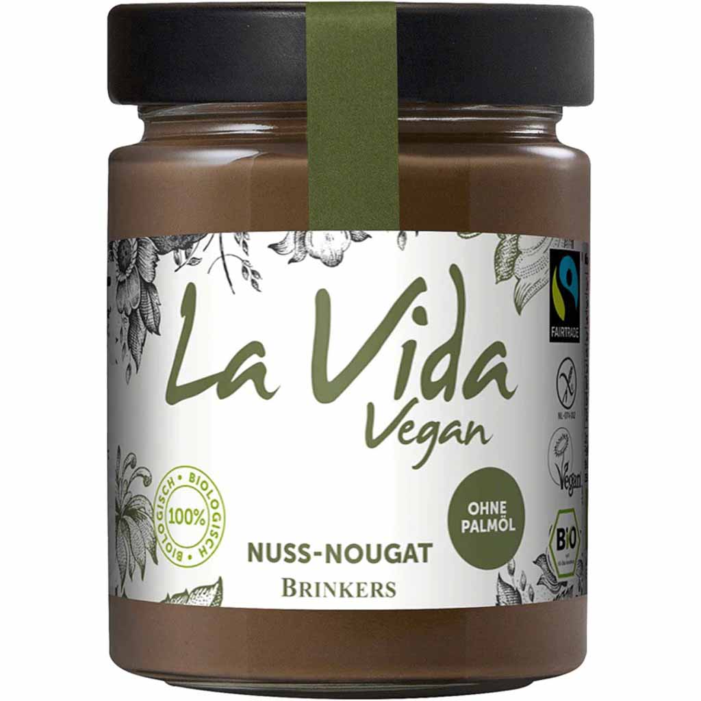 Brinkers La Vida Vegan Nuss-Nougat-Creme Bio 270g MHD:30.11.25