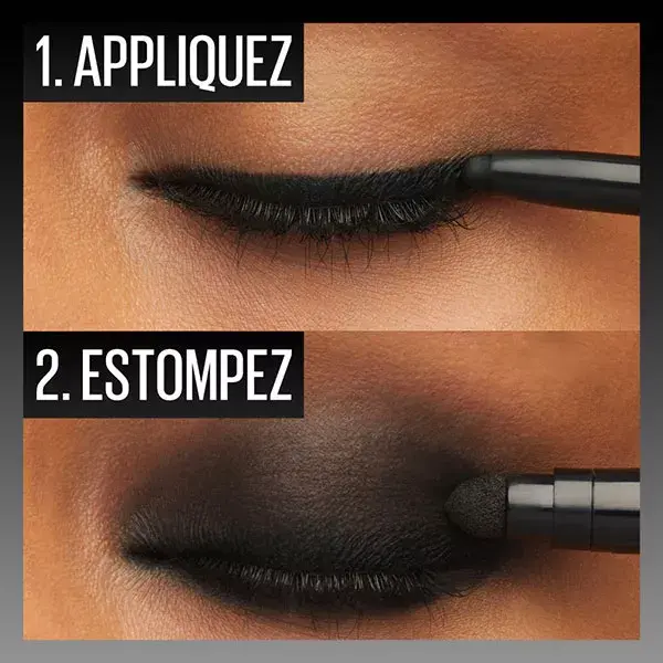 Lápis de Gel Maybelline New York Tattoo Liner Smoky nº 10 Smokey Black