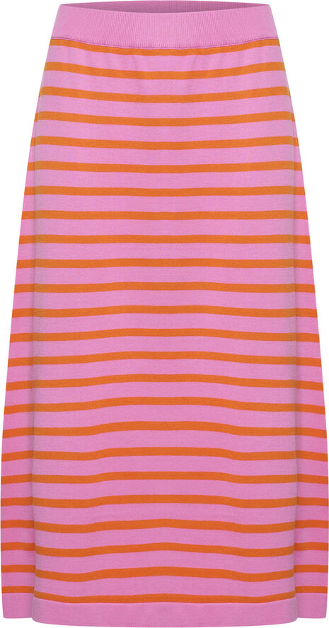 Saint Tropez MilaSZ Striped Skirt Fuchsia pink