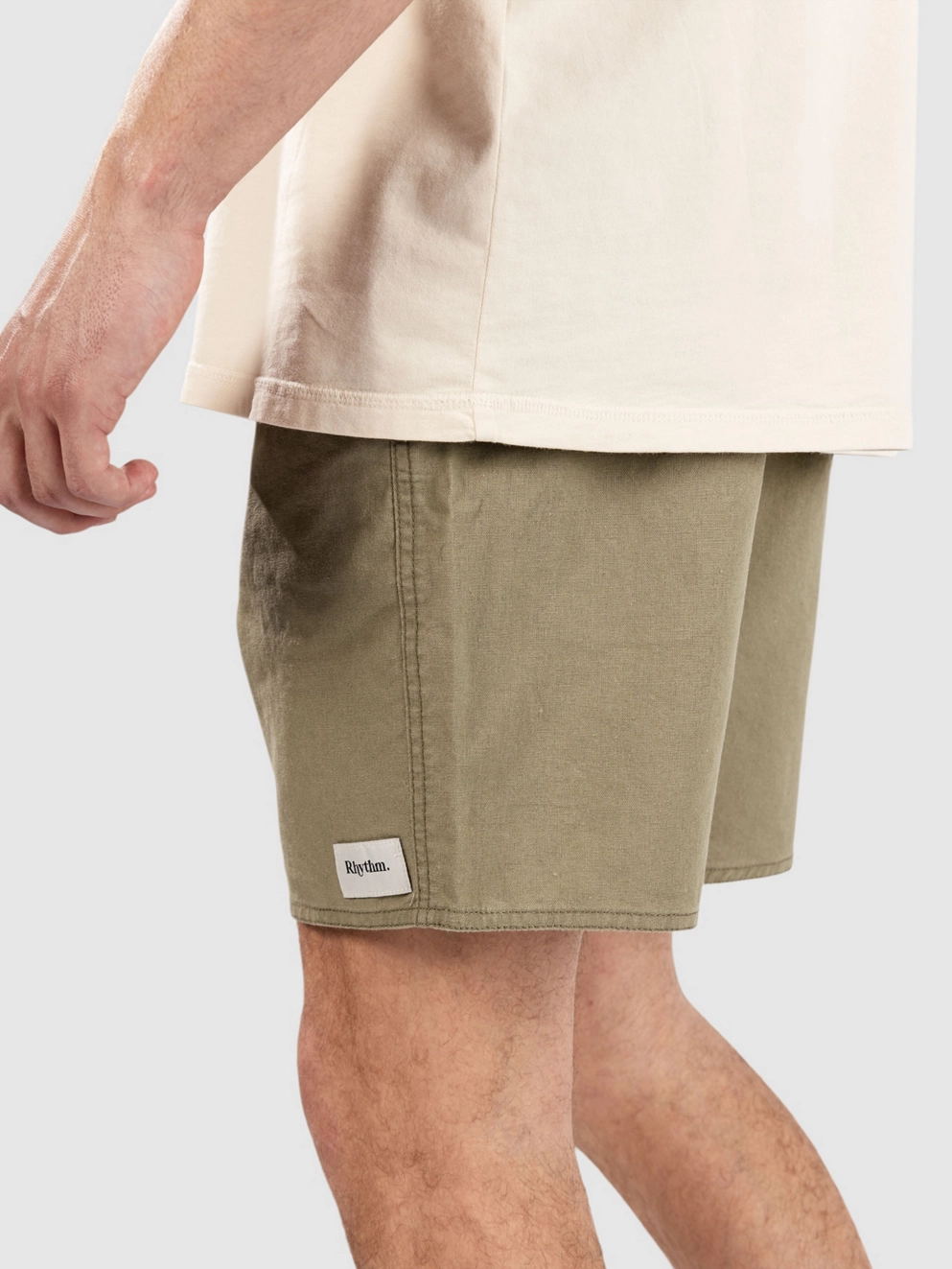 Rhythm Classic Linen Jam Shorts olive