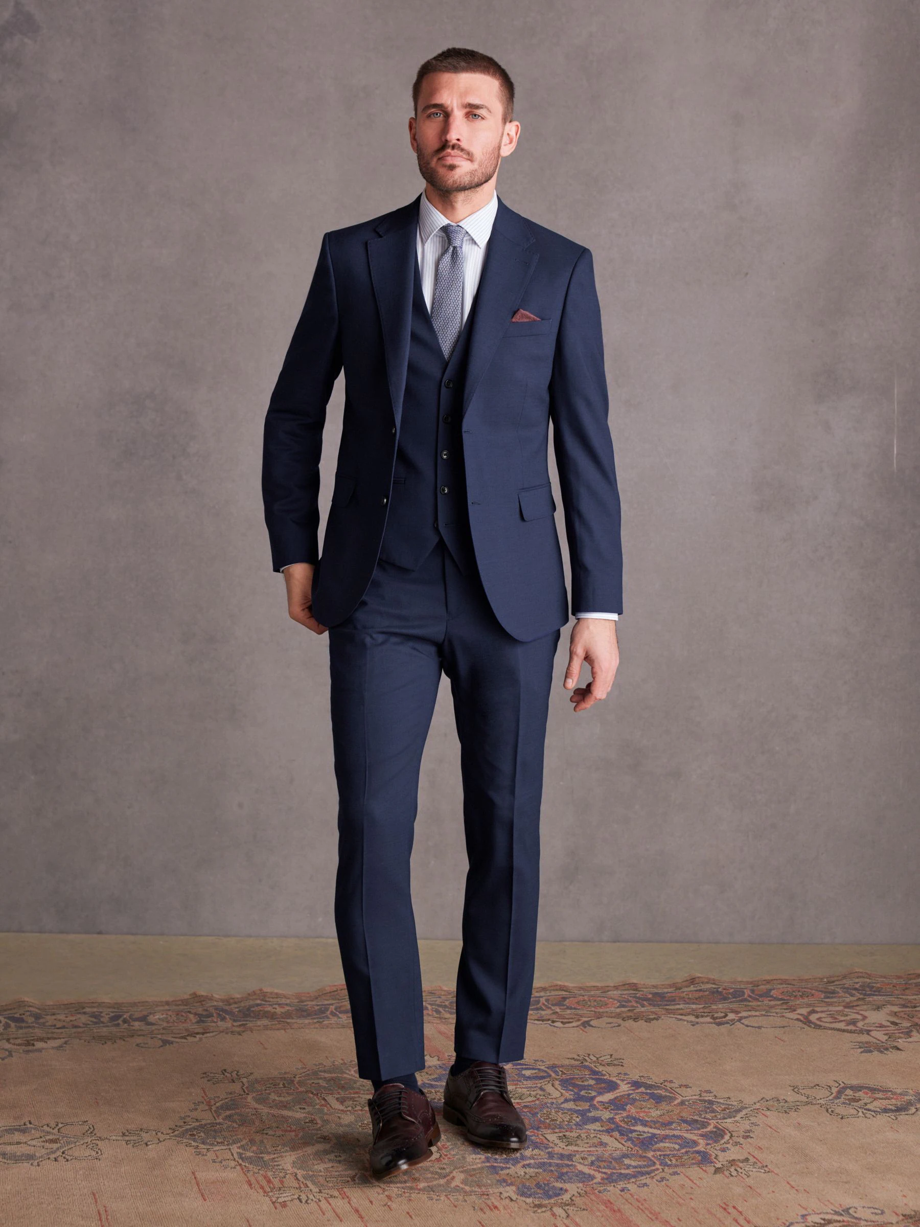 Helderblauw - Signature Tollegno gilet