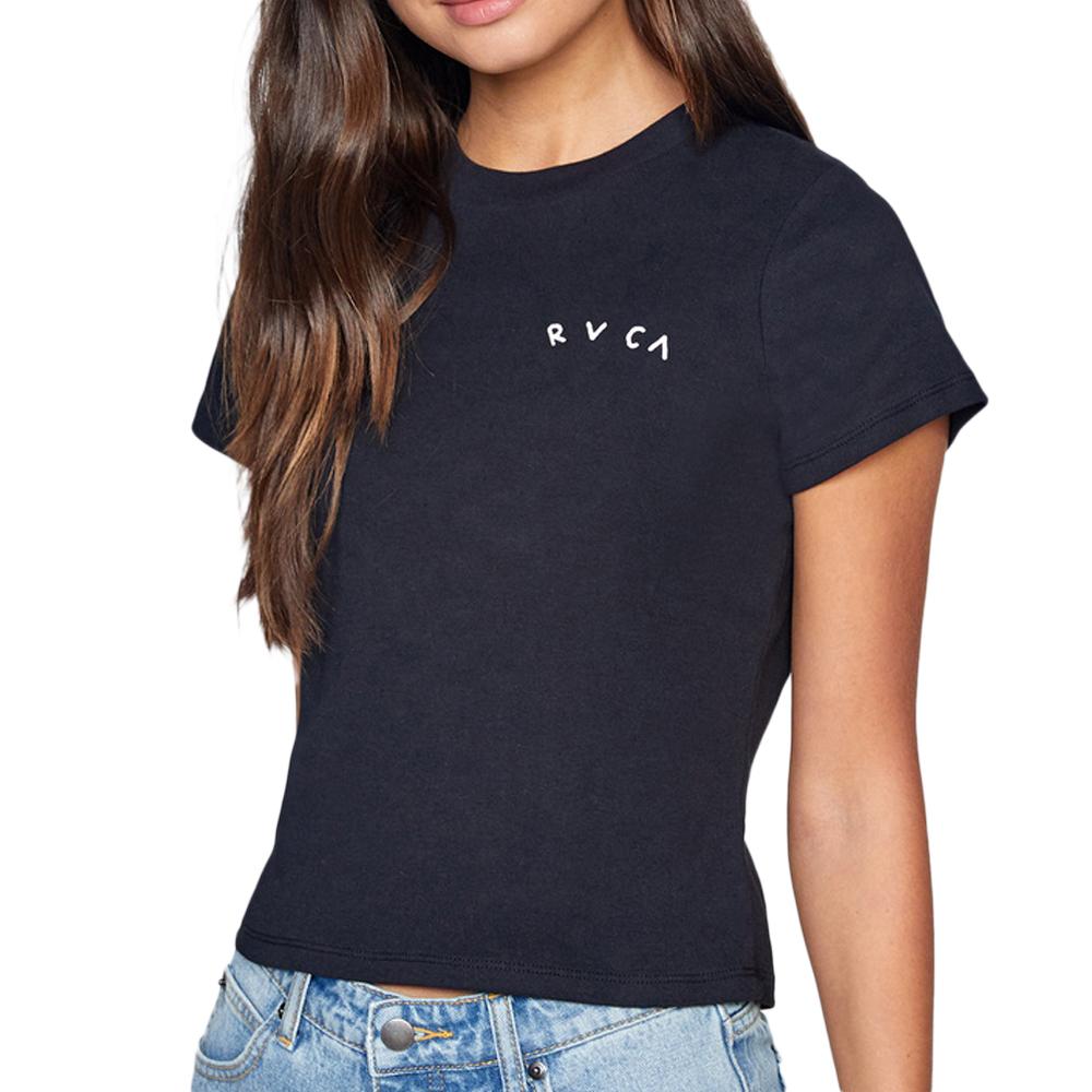 RVCA T-shirt Noir Femme RVCA Z3SSRCRVF1