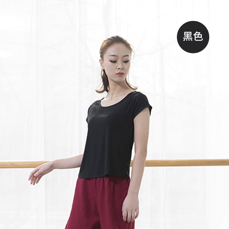 Cossita - Effen dans-T-shirt met korte mouwen