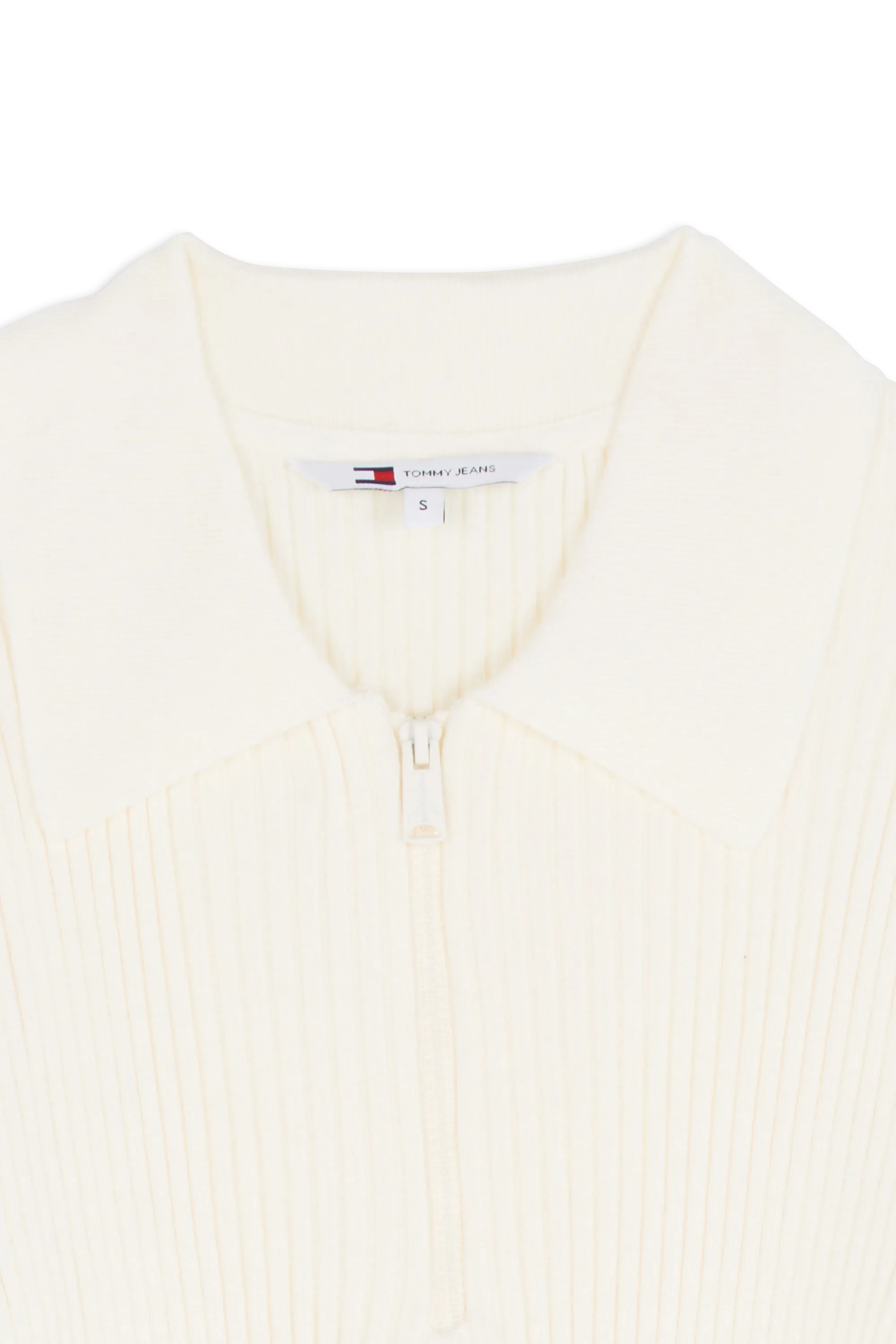 TOMMY JEANS Top TJW HALF ZIP THRU  Blanc