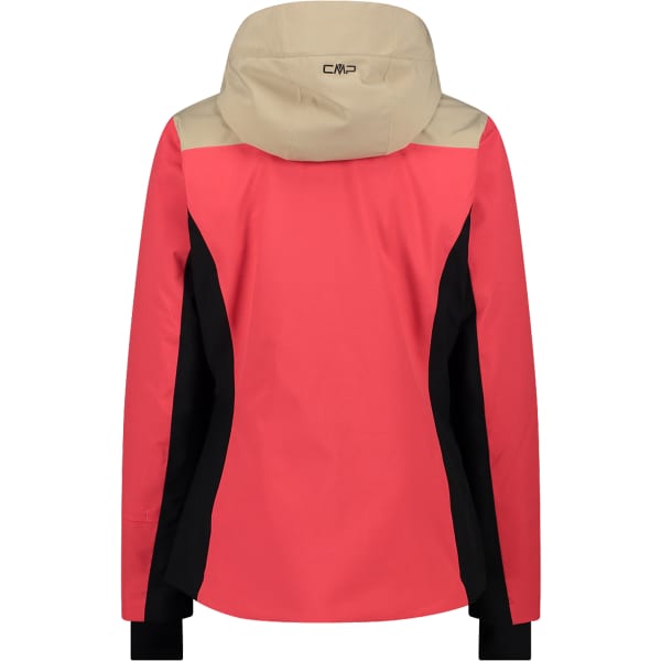 Veste de ski CMP WOMAN SKI JACKET ZIP HOOD CORALLO