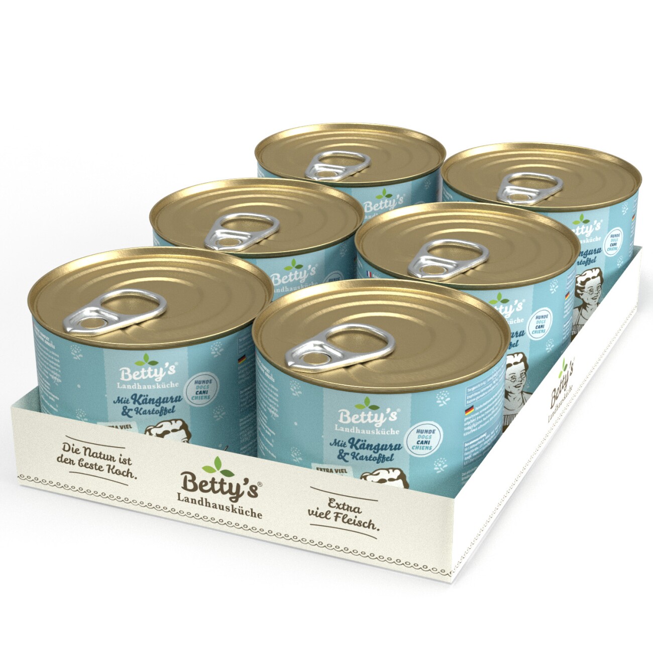 Betty's Landhausküche Känguru & Kartoffel 6x200 g