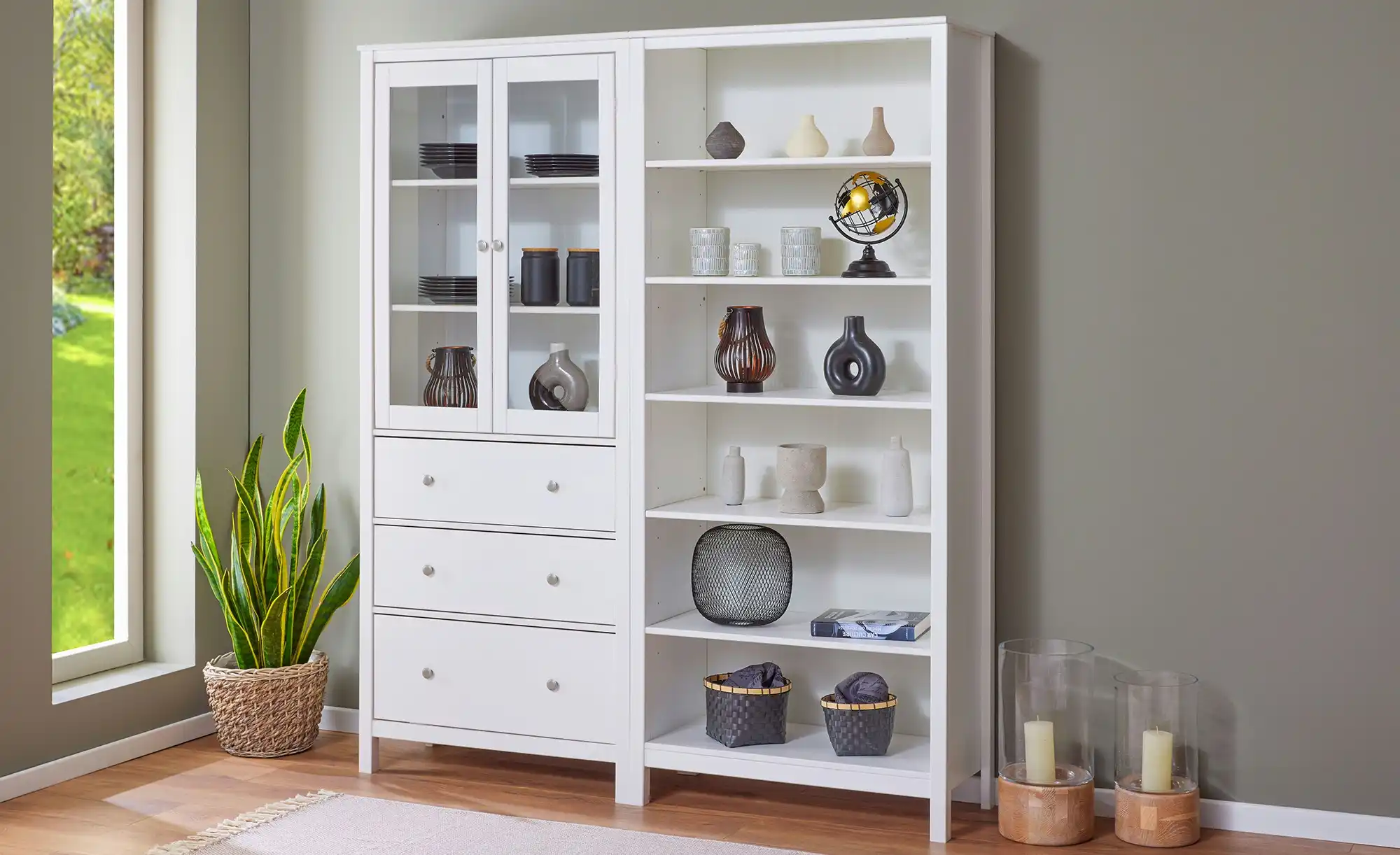 Vitrine aus Massivholz Landliv
