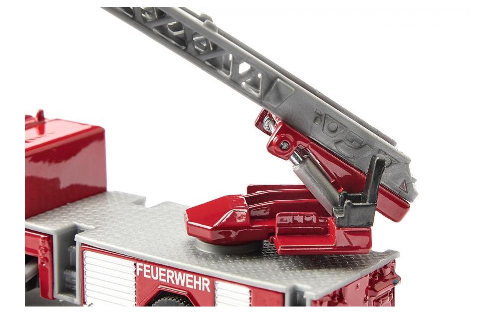 LKW Mercedes Atego Feuerwehr Drehleiter 1:87H0 Feuerwehr Lastwagen Modell mit Metz Drehleiter Aufbau