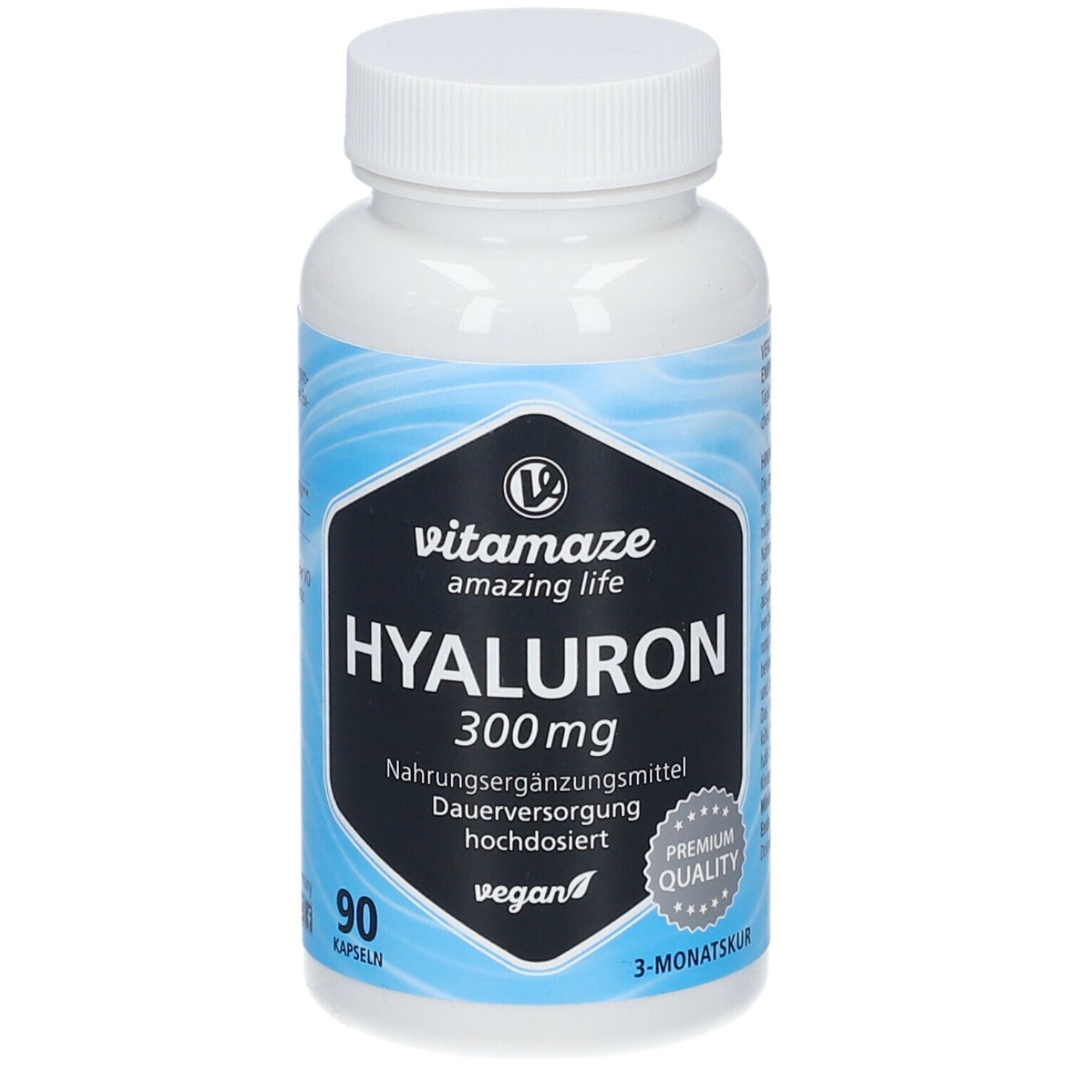 Vitamaze HYALURONSÄURE 300 mg hochdosiert vegan