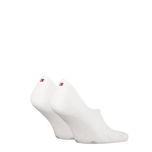 Tommy Hilfiger Footie 2-pak Ankelstrømpe, Hvid, 43-46