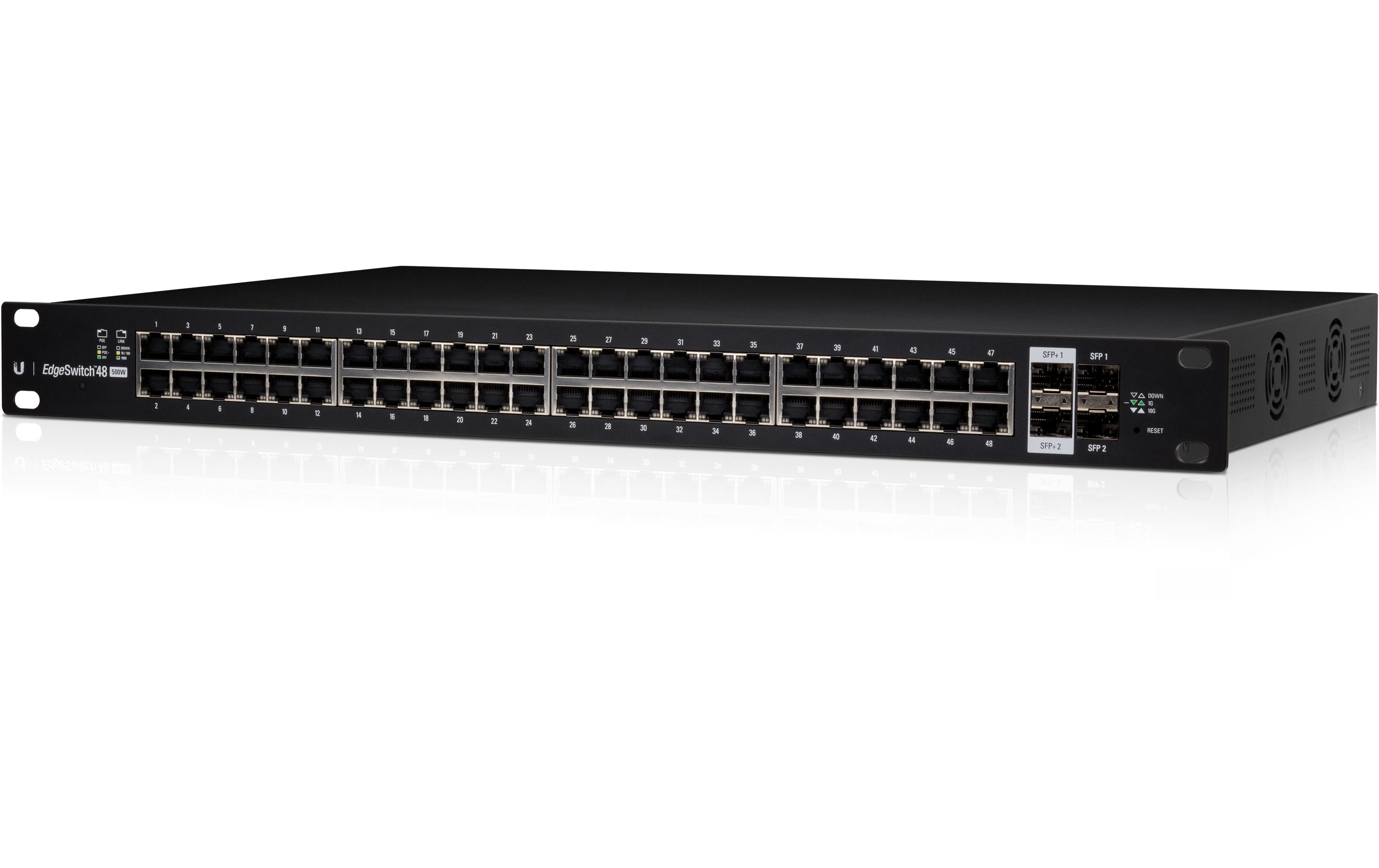 PoE Switch EdgeSwitch ES-48-500W 52 Port<br>48x Port EdgeSwitch