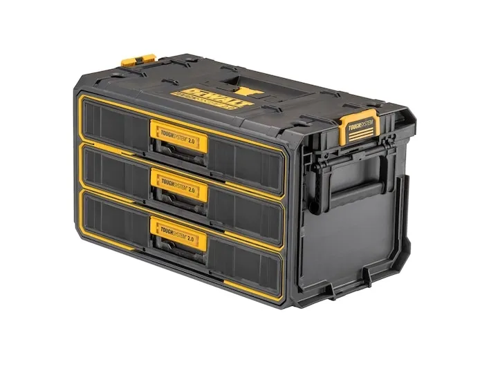 DeWALT TOUGHSYSTEM 2.0 - Værktøjskasse - 3 skuffer - ABS plastic